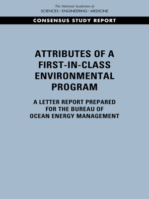 cover image of Attributes of a First-in-Class Environmental Program